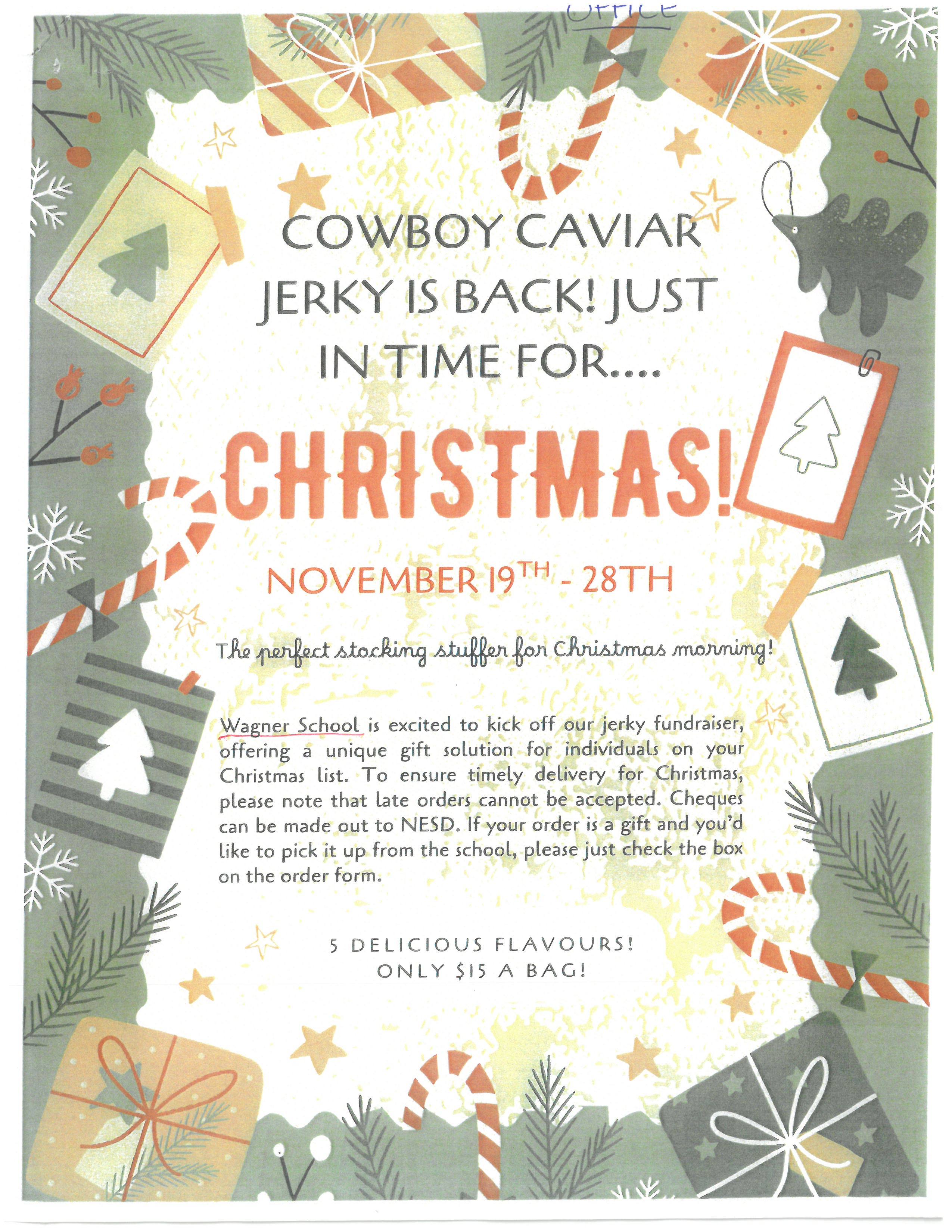 Cowboy Caviar Jerky Fundraiser 2025