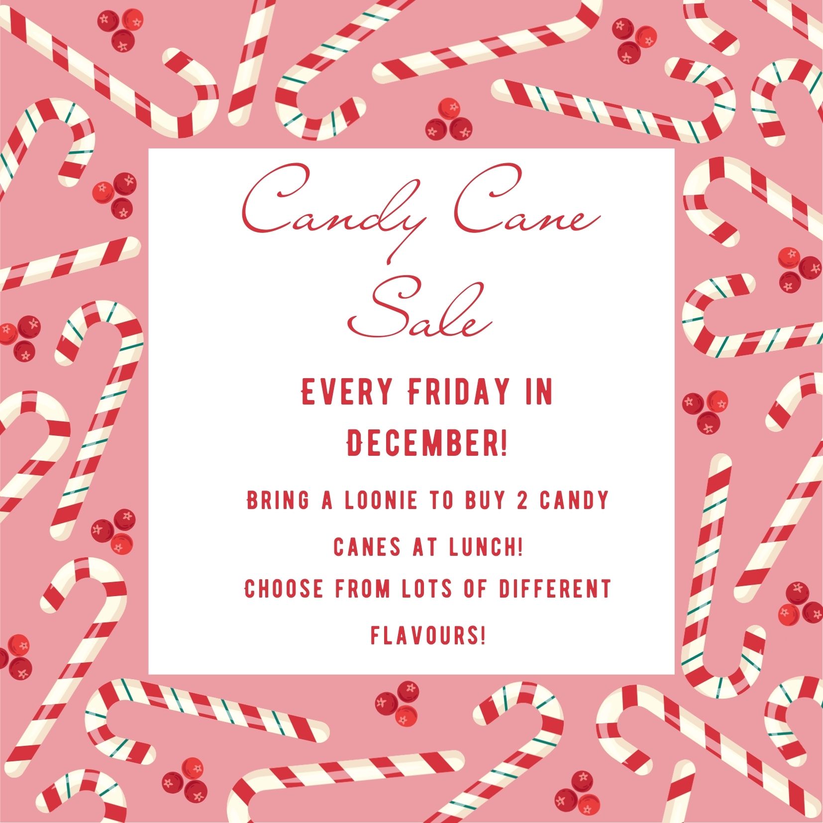 Candy Cane Sales