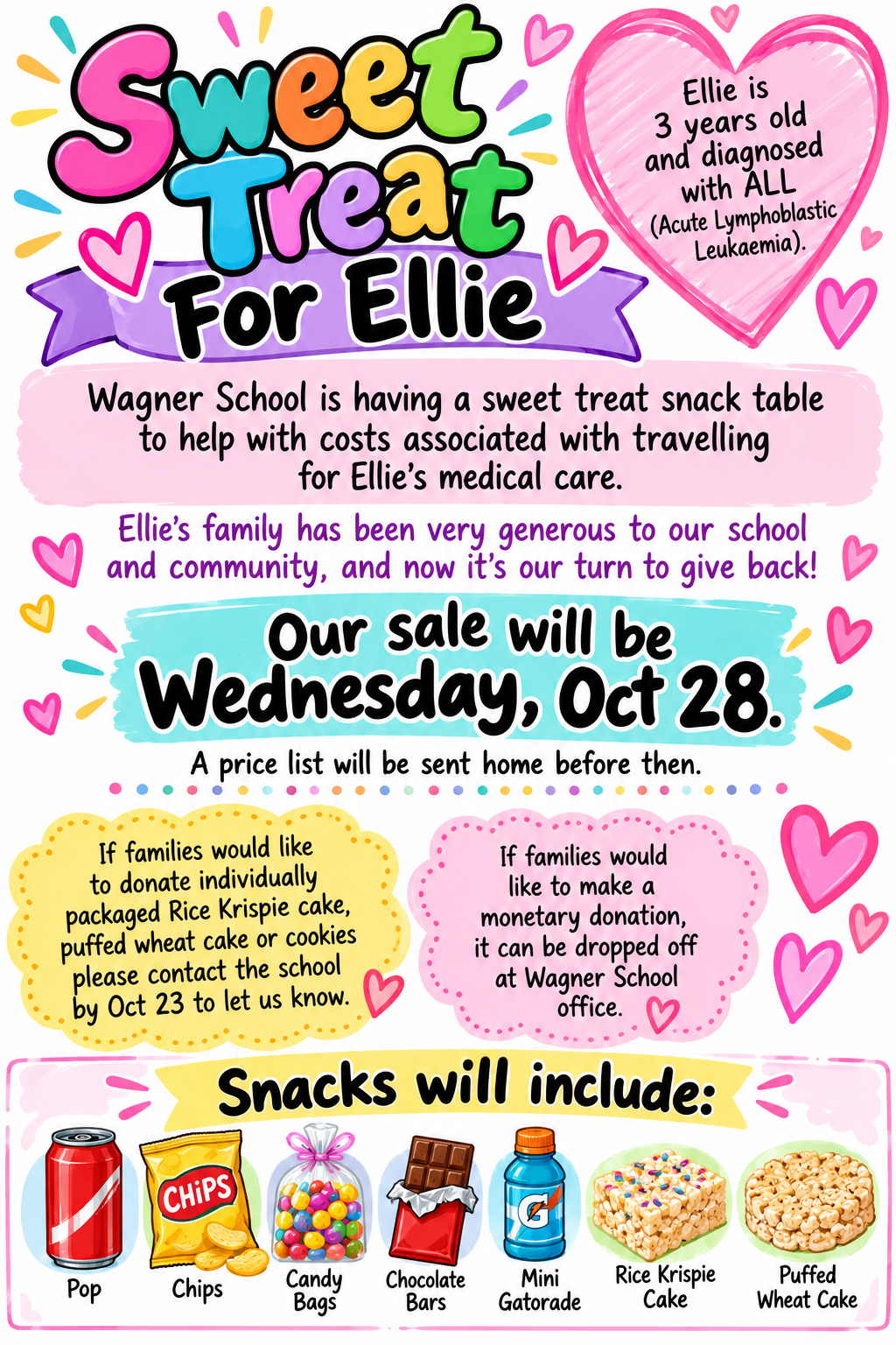 Sweet Treats for Ellie. 